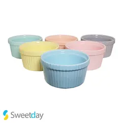 پیاله کاپ کیک وانسل رنگی