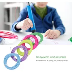 پک 10 عددی فیلامنت مخصوص استفاده با قلم سه بعدی کیو کی مدل PLA برند QK