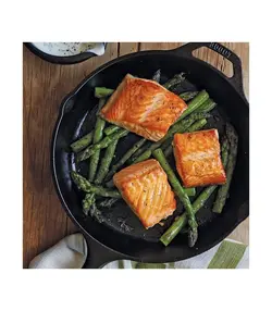 ماهیتابه چدنی Lodge L8SK3 Cast Iron Skillet Pre-Seasoned Skillet/Frying Pan - زمان تحویل 3 تا 4 هفته کاری