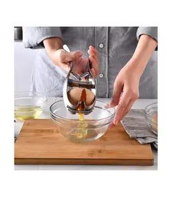 تخم مرغ بازکن با فولاد ضدزتگ مدل Excefore Stainless Steel Egg Opener Egg Scissors Cracker Eggshell Cutter Kitchen