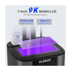 پرینتر سه بعدی مدل Mars 4 Ultra 9K برند Elegoo - تحویل 6 تا 8 هفته