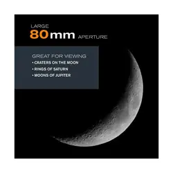 تلسکوپ شکستی 80 میلی متری مدل PowerSeeker 80 EQ برند سلسترون Celestron