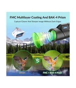 تلسکوپ تک چشمی قابل تنظیم APL-10-20X50 برند اپکسل APEXEL - زوم 10 تا 20 برابر ضد آب تحویل 6 هفته