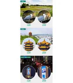 تلسکوپ تک چشمی قابل تنظیم APL-10-20X50 برند اپکسل APEXEL - زوم 10 تا 20 برابر ضد آب تحویل 6 هفته