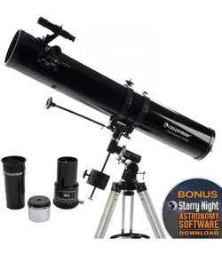 تلسکوپ بازتابی برند سلسترون مدل Celestron Powerseeker 114 EQ - زمان تحویل 3 تا 4 هفته کاری