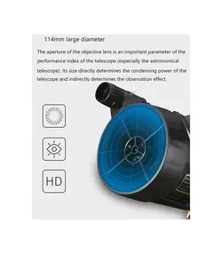 تلسکوپ مدل HD Telescopes for Adults 500 X 112Mm Astronomical Refractor Telescope برند WANWEN - زمان تحویل 6 تا 8 هفته کاری