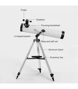 تلسکوپ مدل Reflector Telescope,76mm Aperture 700mm Focal Length Astronomy Reflector برند HSL - زمان تحویل 6 تا 8 هفته کاری