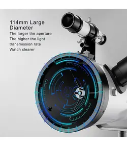 تلسکوپ مدل Reflector Telescope,76mm Aperture 700mm Focal Length Astronomy Reflector برند HSL - زمان تحویل 6 تا 8 هفته کاری