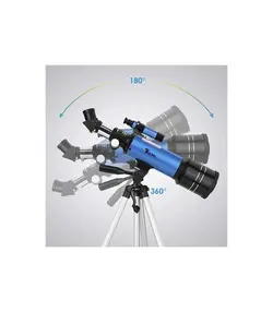 تلسکوپ 70 میلی متری دیافراگم + کوله پشتی