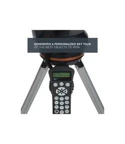 سلسترون - تلسکوپ نیوتنی کامپیوتری 114LCM - تلسکوپ برای مبتدیان - 2 چشمی - سه پایه تمام قد - پایه موتوری آلتازیموت - بازتابنده نی