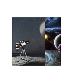 تلسکوپ شکست نجومی با سه پایه حرفه ای 70 میلی متری تک چشمی Astronomical Refracting Telescope 70mm Large diameter 300mm AZ Mount