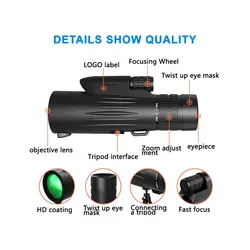 دوربین تک چشمی برند سانکر مدل HR-10-30×40 برند Sun Core