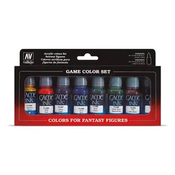 پک 8 عددی رنگ مخصوص ایربراش والجو مدل Ink Acrylic Paint Set برند Vallejo
