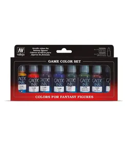 پک 8 عددی رنگ مخصوص ایربراش والجو مدل Ink Acrylic Paint Set برند Vallejo