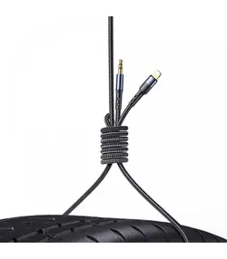 کابل صدا j3.5 to TC یوسامز 1.2m مدل US-SJ555 2IN1 برند Usams