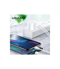 آداپتور شارژر فست شارژ مدل US-CC080 T20 برند USAMS