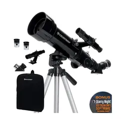 تلسکوپ شکستی 70 میلی متری مدل PowerSeeker TravelScope 70mm برند سلسترون Celestron
