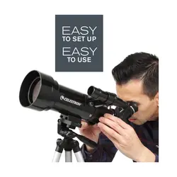 تلسکوپ شکستی 70 میلی متری مدل PowerSeeker TravelScope 70mm برند سلسترون Celestron