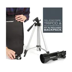 تلسکوپ شکستی 70 میلی متری مدل PowerSeeker TravelScope 70mm برند سلسترون Celestron