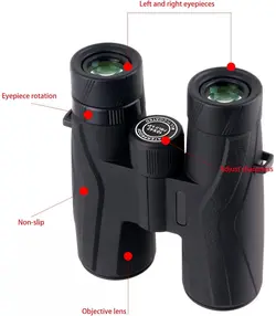 دوربین چشمی مدل Telescope 8X,10x Binoculars with BAK4 Prism Texture برند FOCUHUNTER - زمان تحویل 6 تا 8 هفته کاری