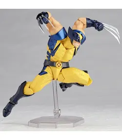 مجموعه فیگور YAMAGUCHI Wolverine تقریبا 155 میلی متر ABS و PVC رنگ آمیزی اکشن فیگور Revoltech
