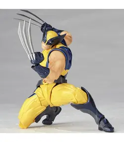 مجموعه فیگور YAMAGUCHI Wolverine تقریبا 155 میلی متر ABS و PVC رنگ آمیزی اکشن فیگور Revoltech