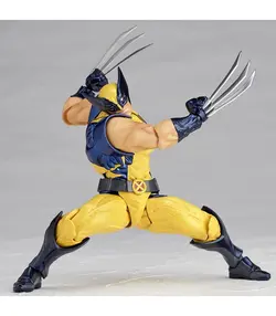 مجموعه فیگور YAMAGUCHI Wolverine تقریبا 155 میلی متر ABS و PVC رنگ آمیزی اکشن فیگور Revoltech
