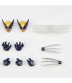 مجموعه فیگور YAMAGUCHI Wolverine تقریبا 155 میلی متر ABS و PVC رنگ آمیزی اکشن فیگور Revoltech
