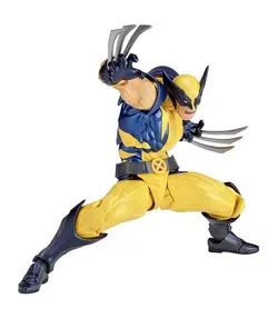 مجموعه فیگور YAMAGUCHI Wolverine تقریبا 155 میلی متر ABS و PVC رنگ آمیزی اکشن فیگور Revoltech