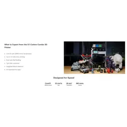 پرینتر سه بعدی بامبو لب مدل X1-Carbon Combo برند Bambu Lab