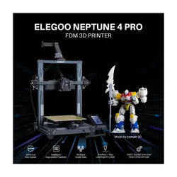 پرینتر سه بعدی الگو مدل Neptune 4 Pro برند ELEGOO