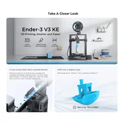 پرینتر سه بعدی کریلیتی مدل Ender-3 V3 KE برند Creality