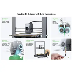 پرینتر سه بعدی کریلیتی مدل Ender-3 V3 برند Creality