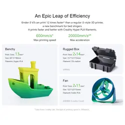 پرینتر سه بعدی کریلیتی مدل Ender-3 V3 برند Creality