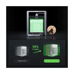 پرینتر سه بعدی کریلیتی مدل Ender-3 V3 Plus برند Creality