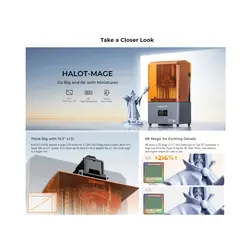 پرینتر سه بعدی کریلیتی مدل HALOT-MAGE 8K برند Creality