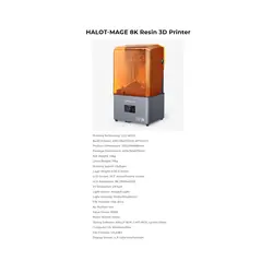 پرینتر سه بعدی کریلیتی مدل HALOT-MAGE 8K برند Creality