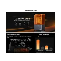 پرینتر سه بعدی کریلیتی مدل HALOT-MAGE PRO 8K  برند Creality