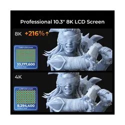 پرینتر سه بعدی کریلیتی مدل HALOT-MAGE PRO 8K  برند Creality