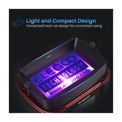 مخزن رزین پرینتر سه بعدی الگو مدل Metal Resin Tank for Mars 3 & Mars 3 Pro (2 Pcs) برند Elegoo