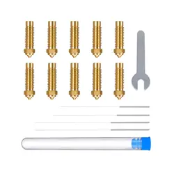 کیت نازل پرینتر سه بعدی سری سایز الگو مدل Multi-Size Brass Nozzle Kit for Neptune 4 Plus- 4 Max برند Elegoo