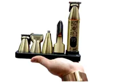 ماشین اصلاح حجم زن و صفر زن ،فید زن چند کاره مارک کرونیر آلمان حرفه ای بدن متال CRONIER 861