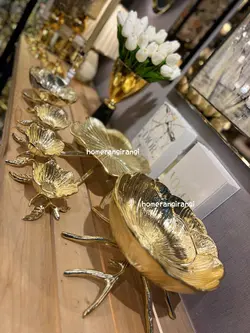 ظروف پذيرايي لوتوس درجه یک طلايي