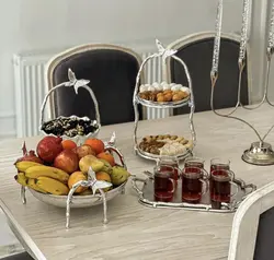 سرویس پذیرایی آلومینومی ایوان طرح پروانه