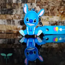 جا کلیدی سیلیکونی استیچ آبی