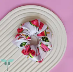 کش مو زنانه اسکرانچی طرح هندوانه