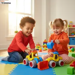 ماشین بازی تراکتور طرح لودر هالیمو کد MA001