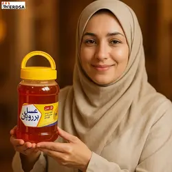 عسل گشنیز 2 کیلویی موم دار