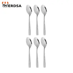 قاشق مربا خوری ناب استیل مدل فلورانس بسته 6 عددی