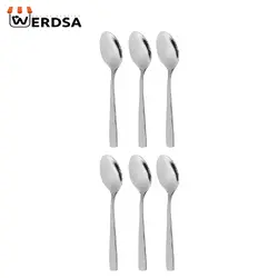 قاشق مربا خوری ناب استیل مدل فلورانس بسته 6 عددی